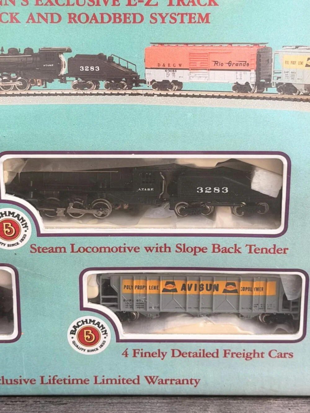 NEW Vintage 1998 Bachmann Iron Duke E-Z Track System N Scale Electric Train Set